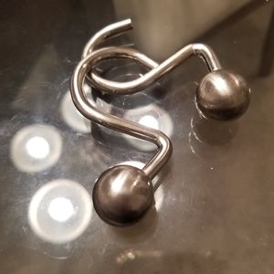 Decorative Metallic Shower Hooks